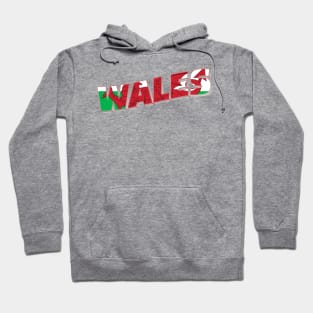 Wales vintage style retro souvenir Hoodie